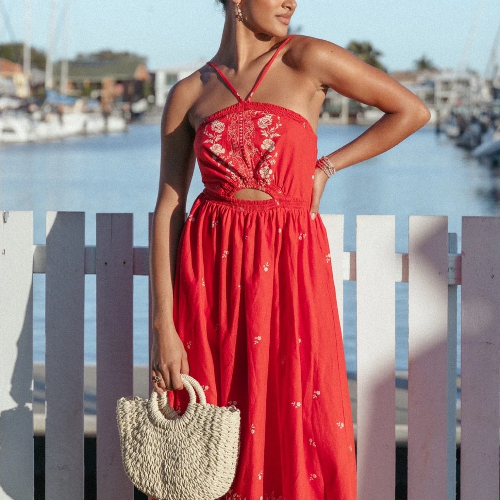 Petal and Pup Madi Maxi Dress, Size S